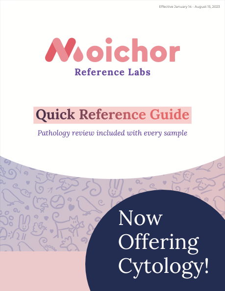 Moichor Animal Reference Lab Price List